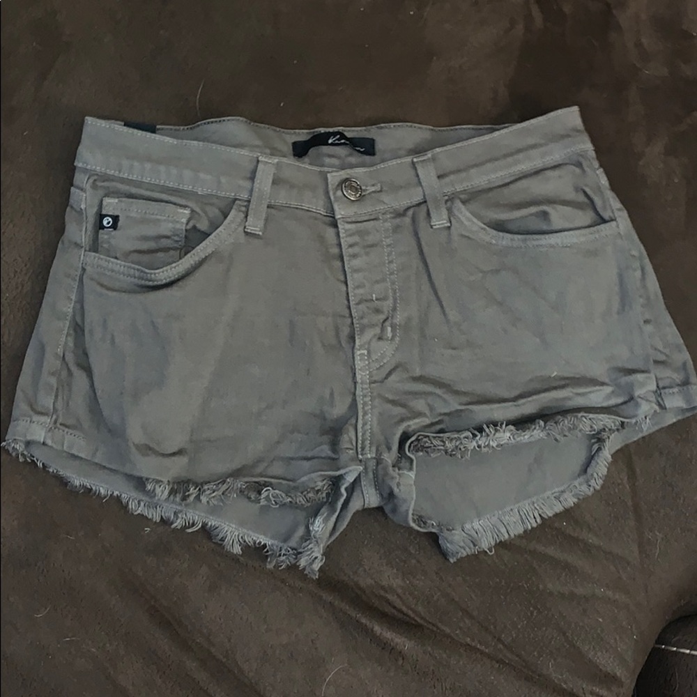 Kancan olive green shorts